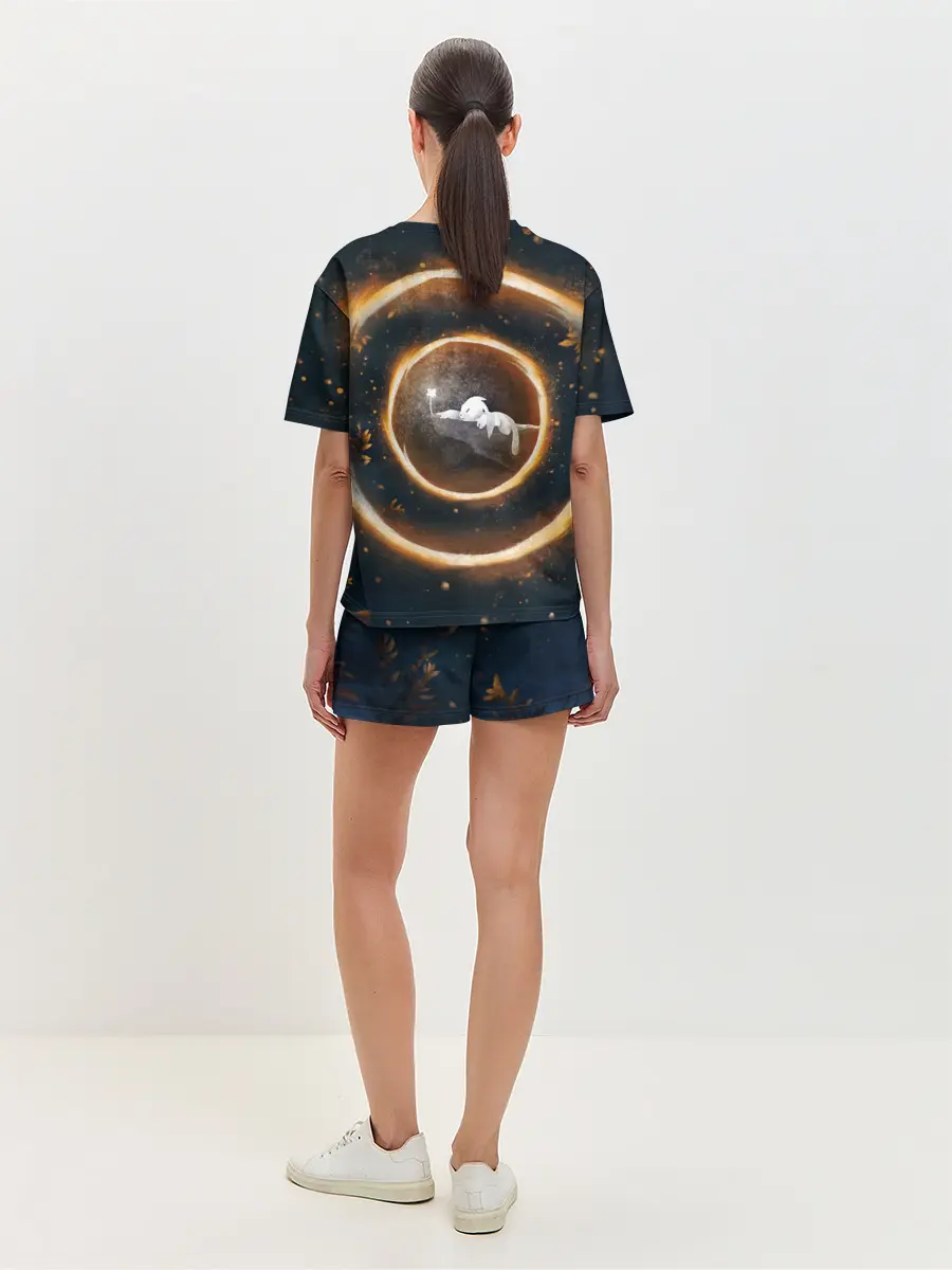 Женская пижама с шортами / Ori and Flower