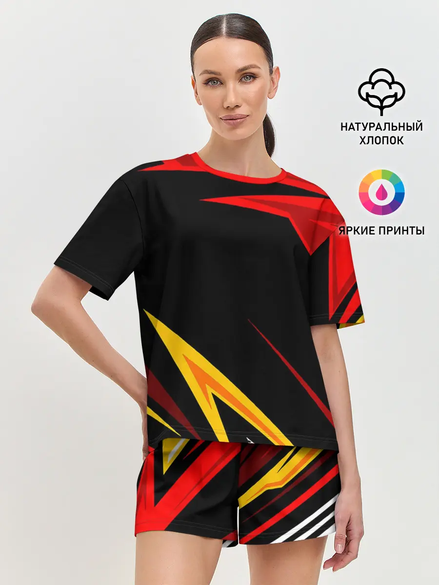 Женская пижама с шортами / Уникальные линии