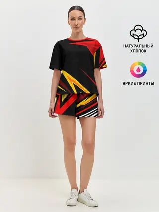 Женская пижама с шортами / Уникальные линии