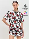Женская пижама с шортами / HALLOWEEN EYES / ХЕЛЛОУИН ГЛАЗА