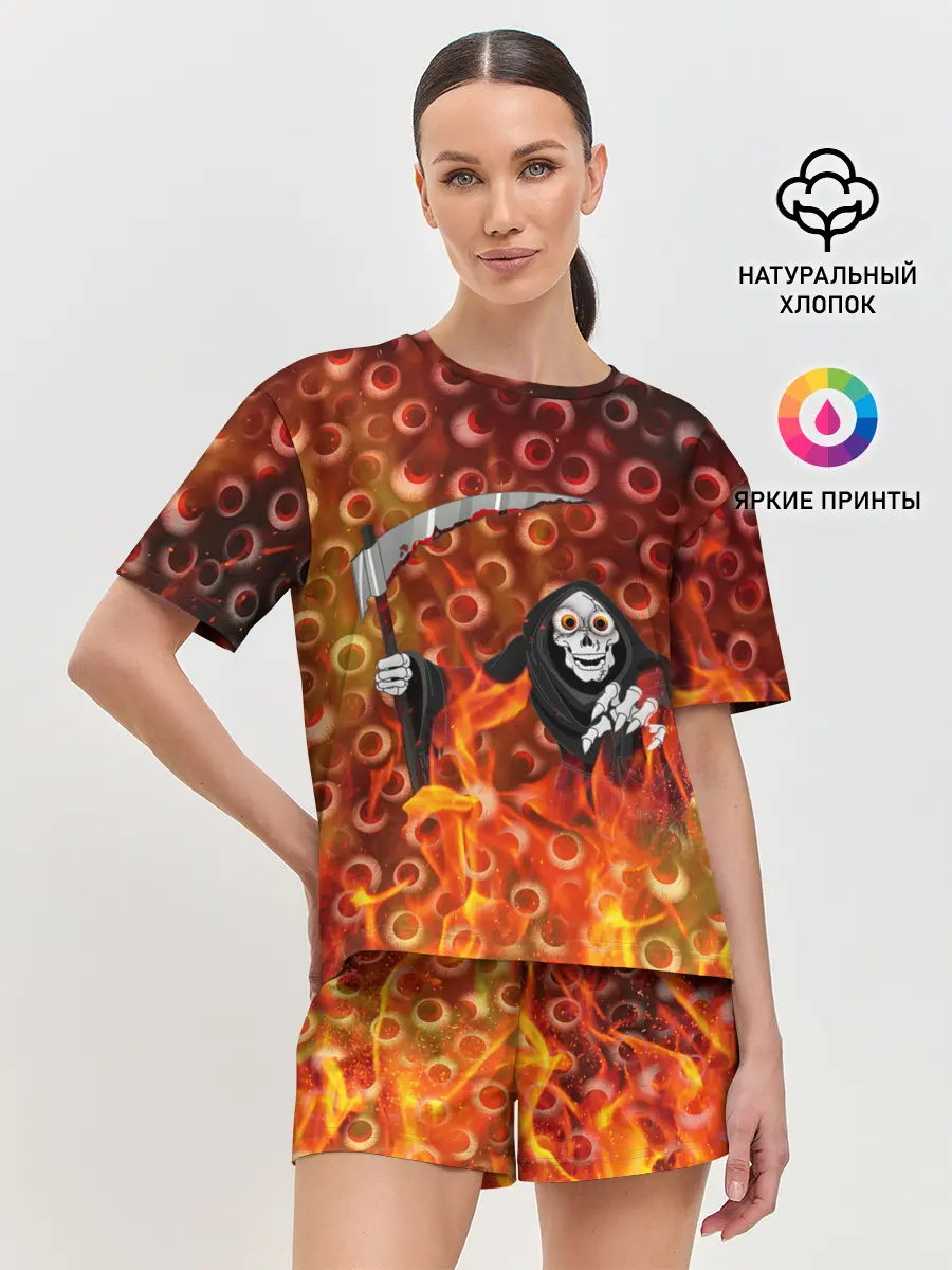 Женская пижама с шортами / Смерть всё видит