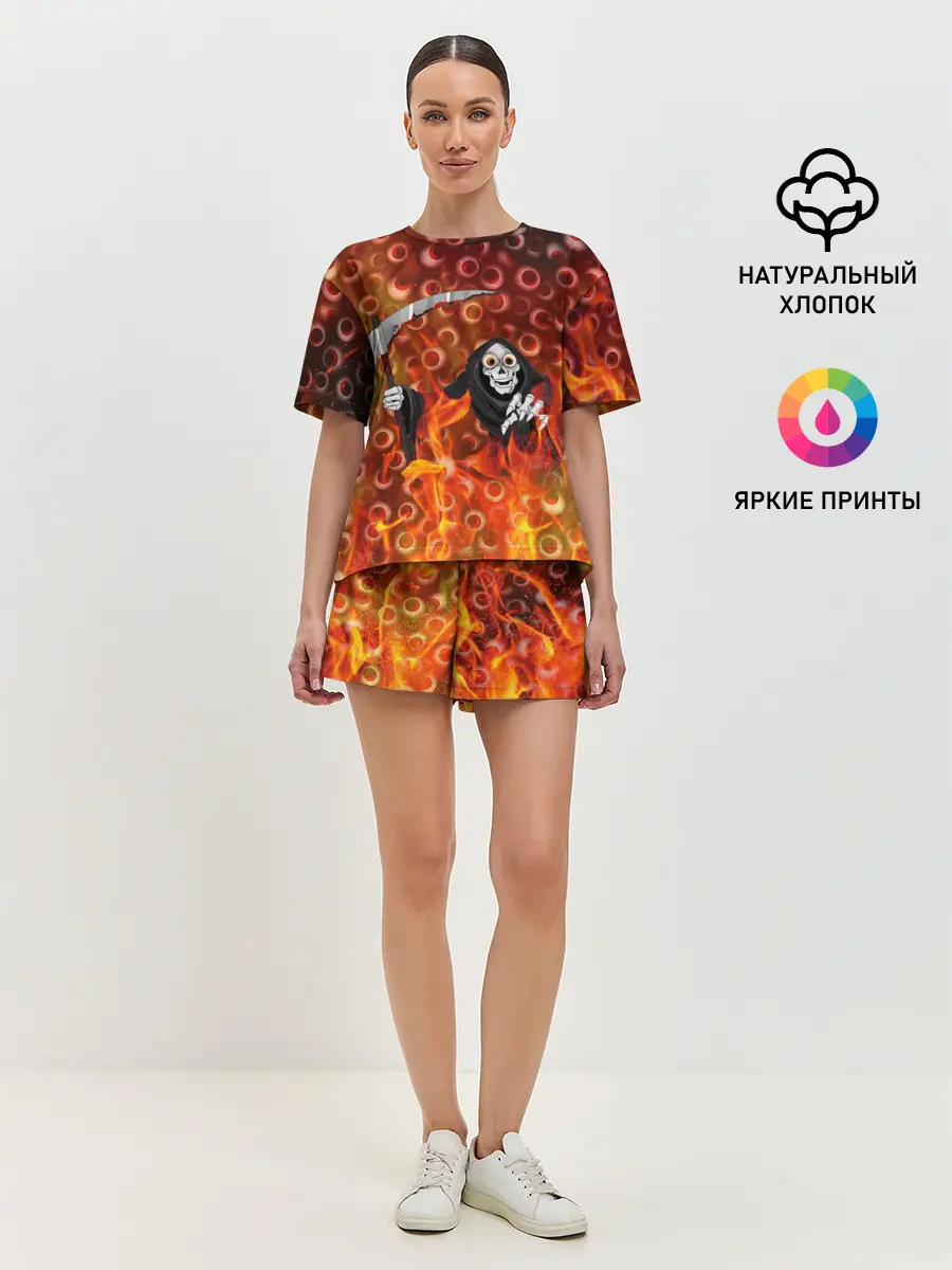 Женская пижама с шортами / Смерть всё видит
