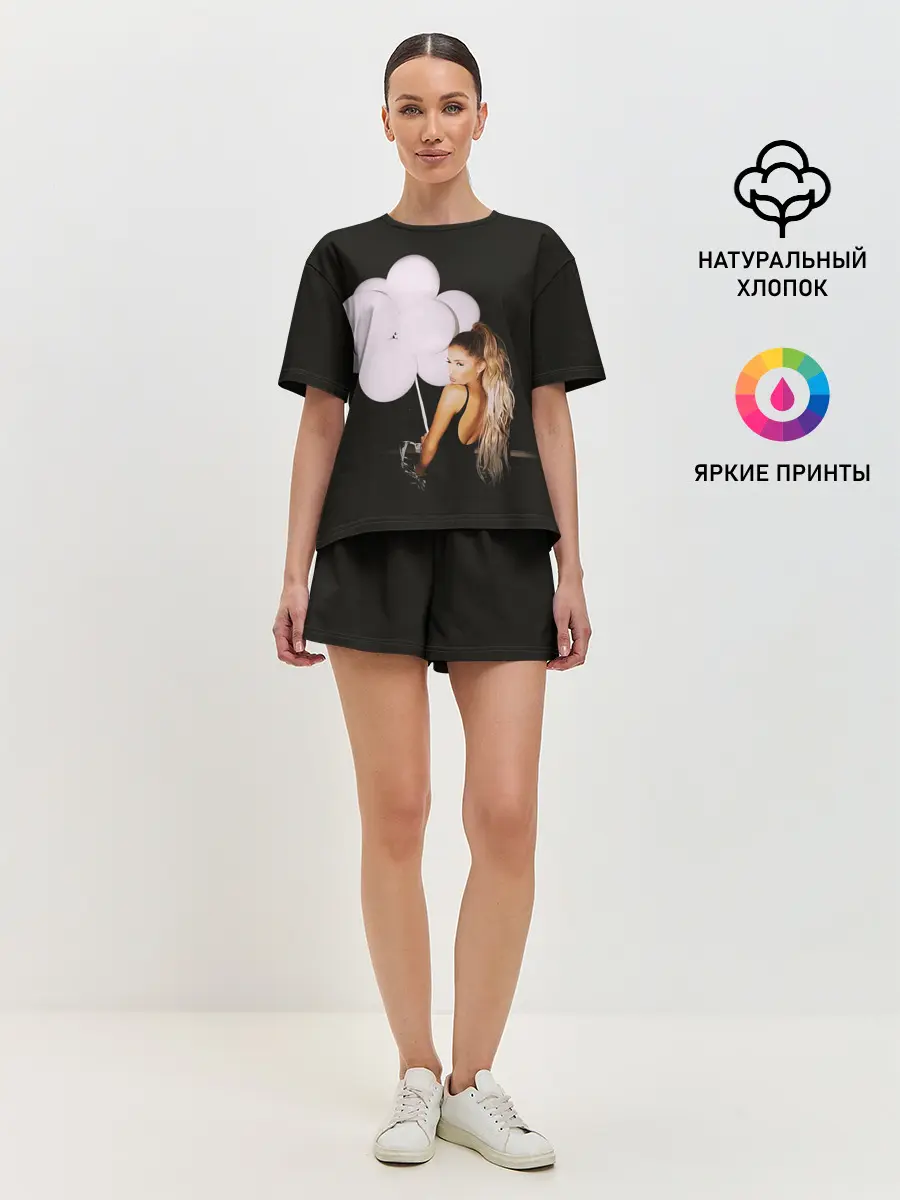 Женская пижама с шортами / Ариана с шариками