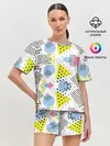 Женская пижама с шортами / свежее дыхание