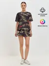 Женская пижама с шортами / Golden graffiti