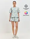 Женская пижама с шортами / Снежинки Кружатся