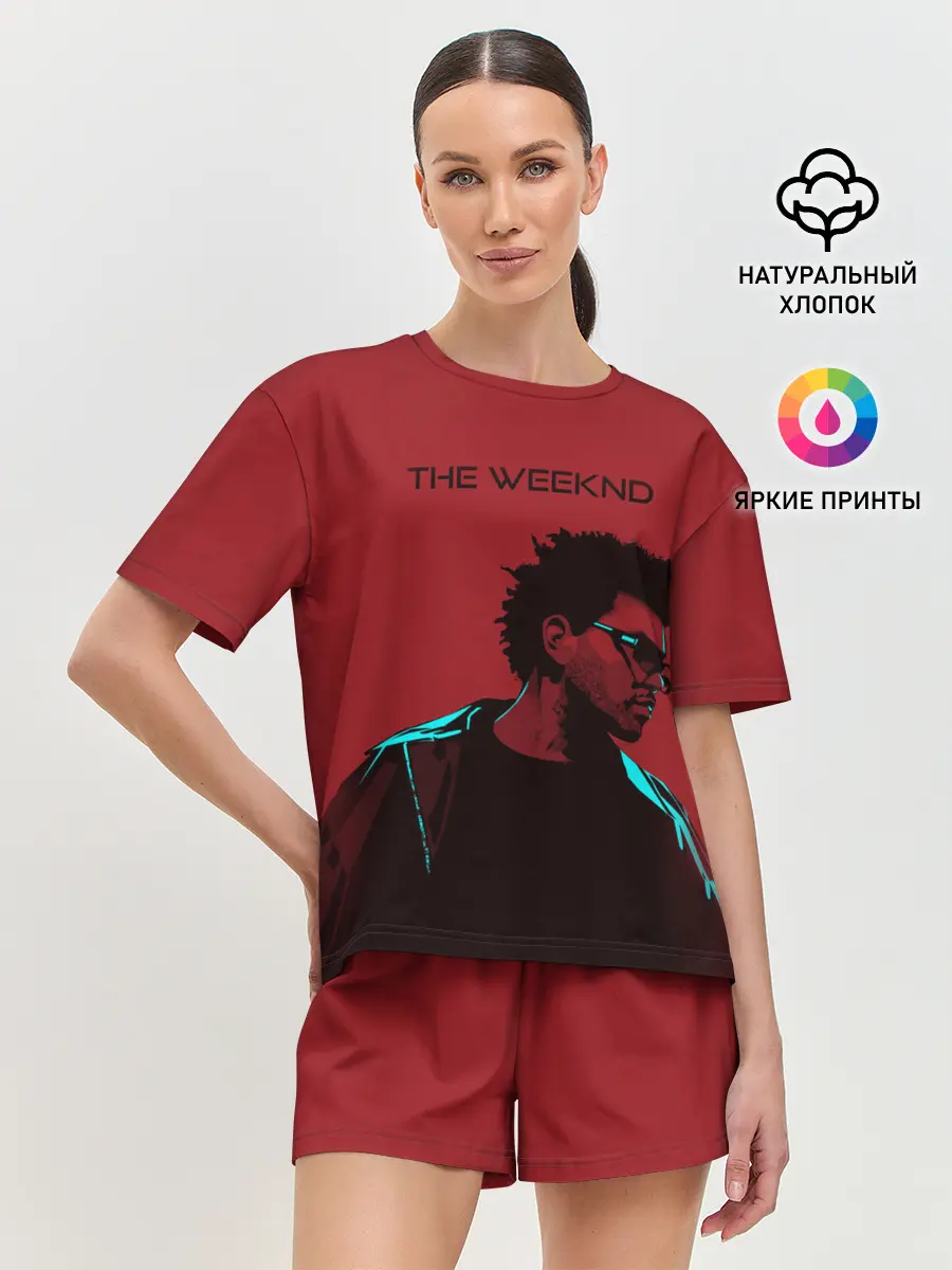 Женская пижама с шортами / The red weekend