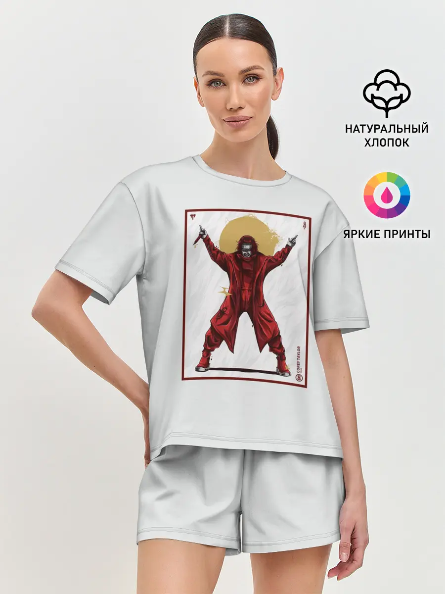 Женская пижама с шортами / SLIPKNOT | COREY TAYLOR