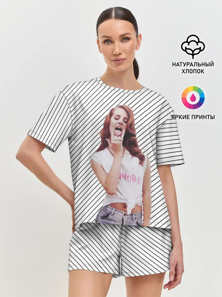 Женская пижама с шортами / Дерзкая Лана