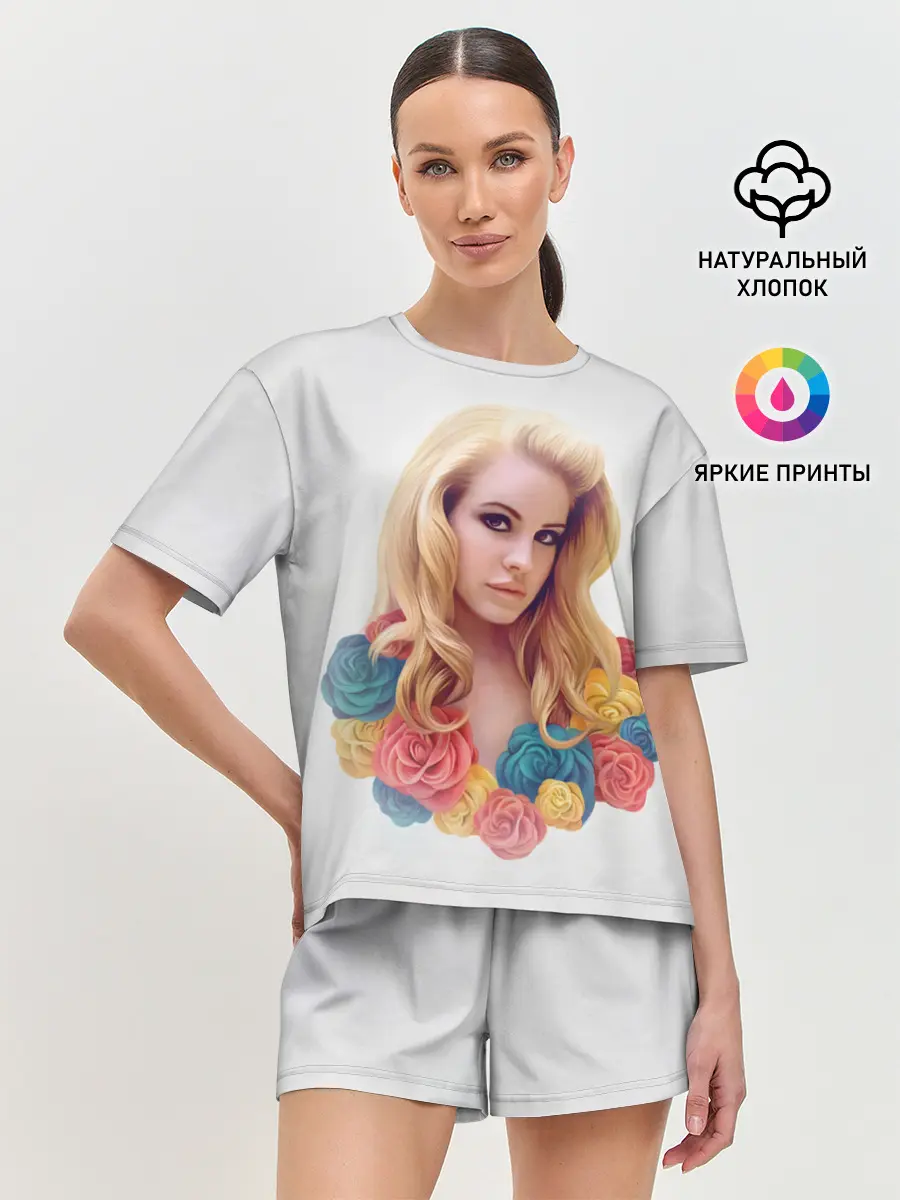 Женская пижама с шортами / Взгляд Ланы