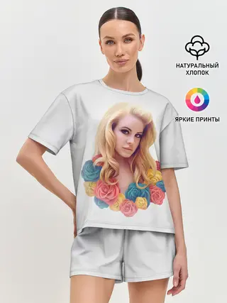 Женская пижама с шортами / Взгляд Ланы