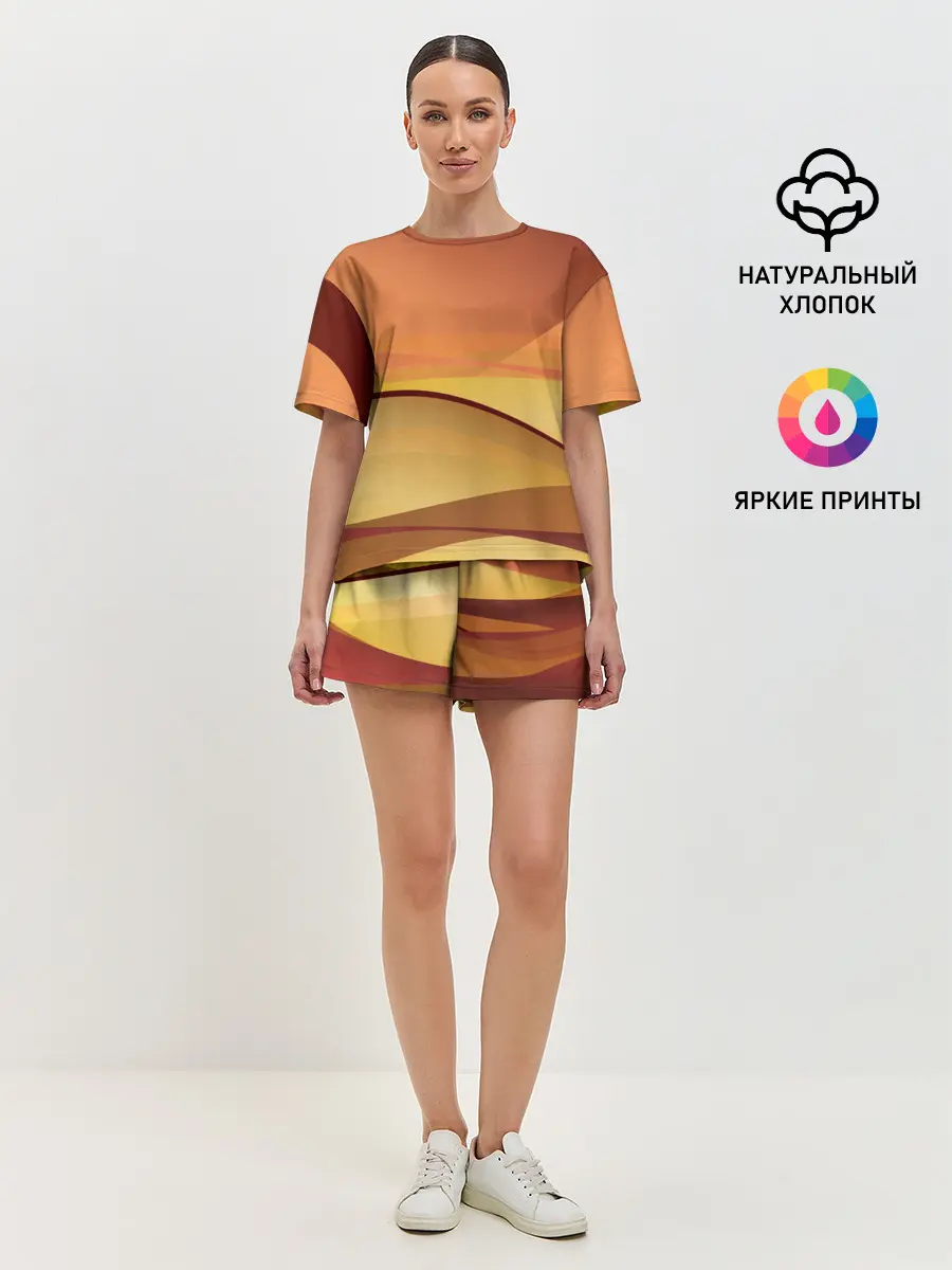 Женская пижама с шортами / Пустыня Арракис Дюна