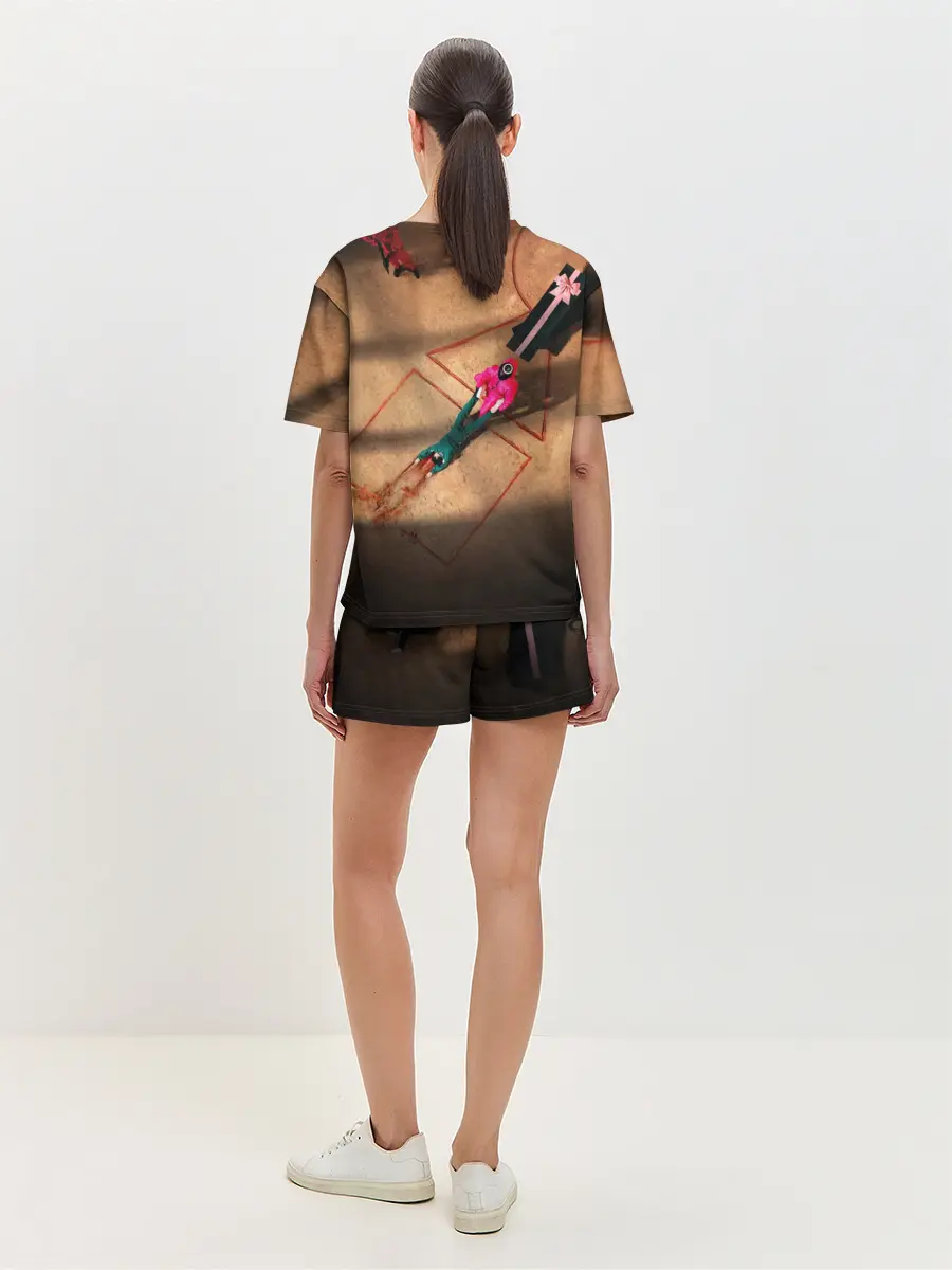 Женская пижама с шортами / Игра в Кальмара Обложка