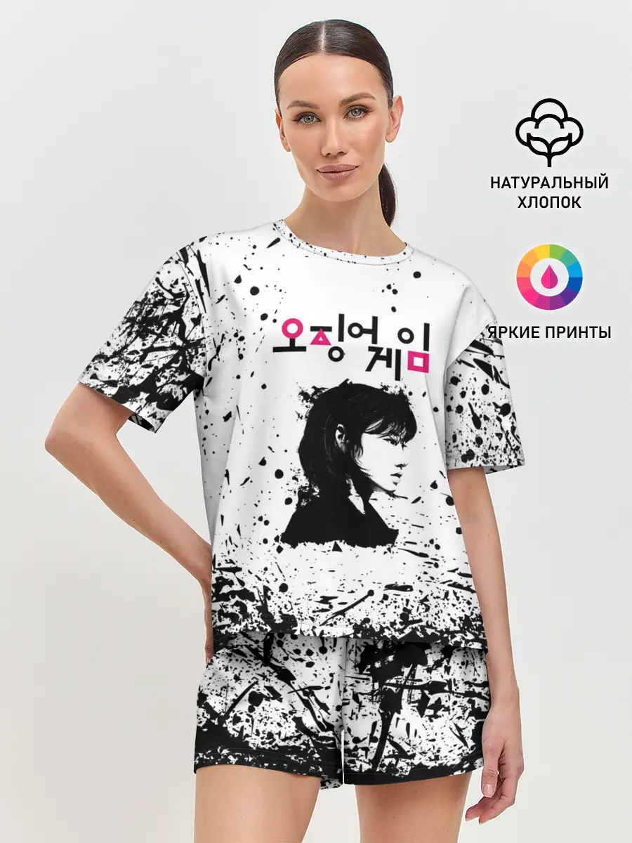 Женская пижама с шортами / 067 | Кан Сэ Бёк | Чон Хо Ён