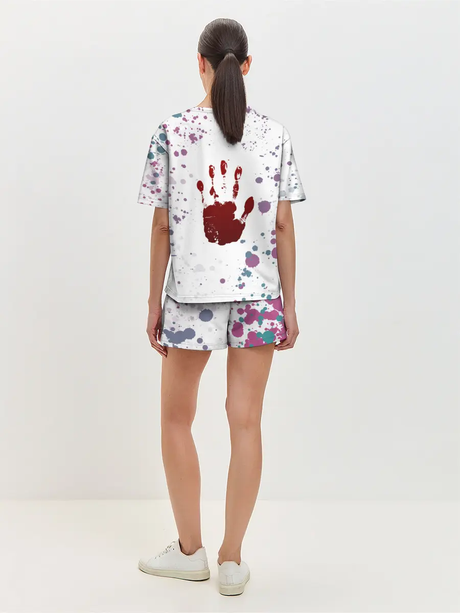 Женская пижама с шортами / SQUID GAME | ИГРА В КАЛЬМАРА