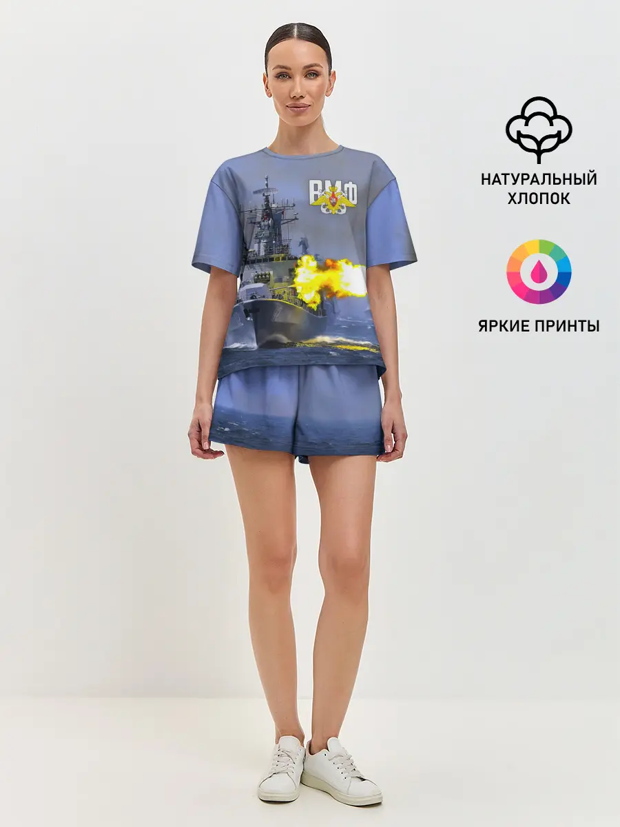 Женская пижама с шортами / Выстрел из крейсера