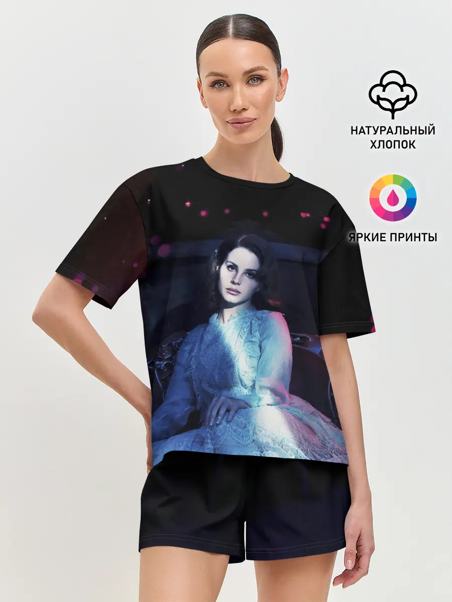 Женская пижама с шортами / Нежная Лана