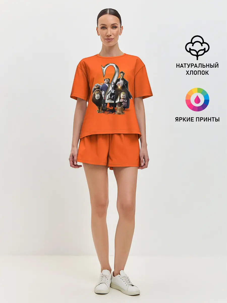 Женская пижама с шортами / Семейка Аддамс 2