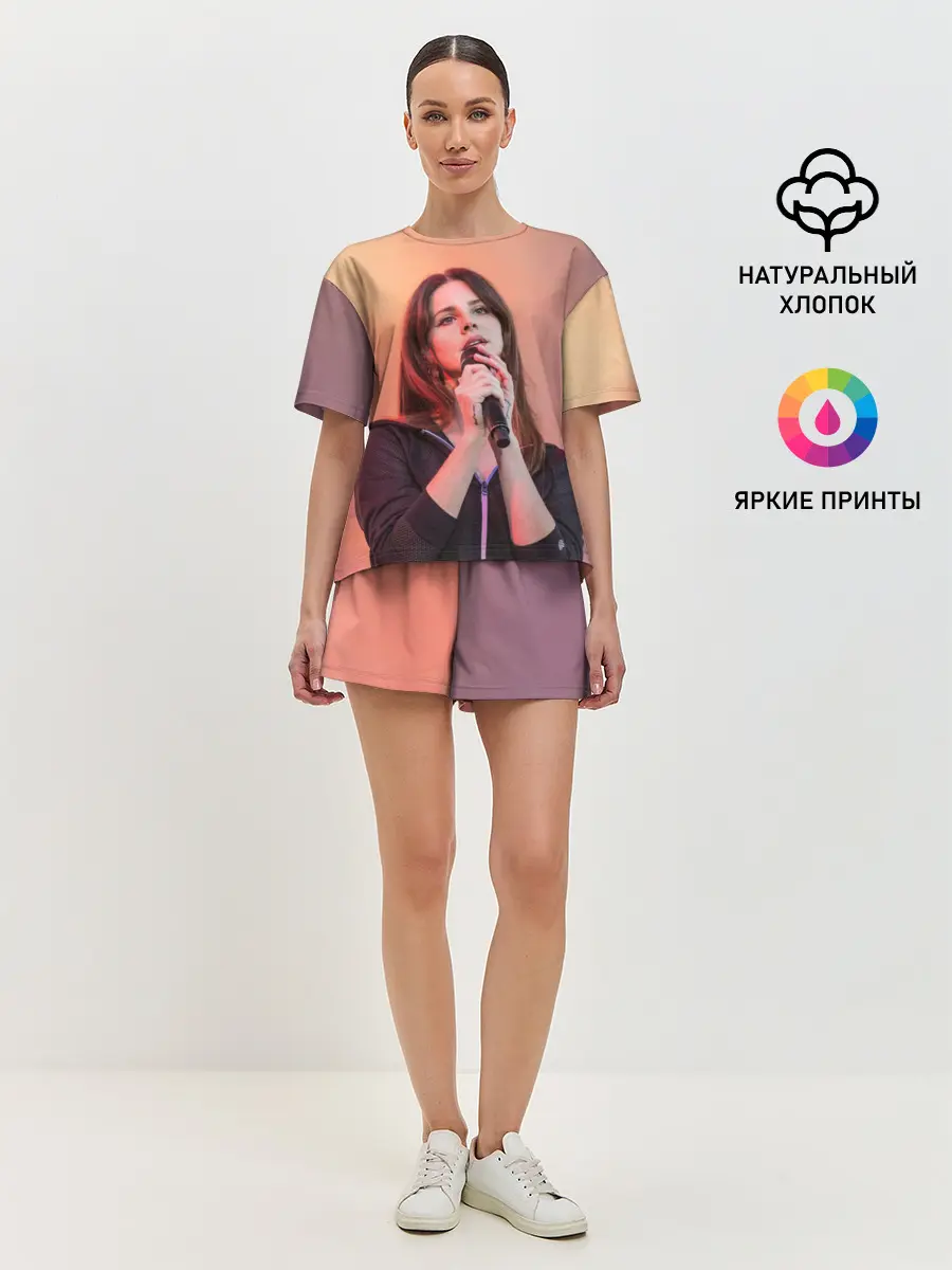 Женская пижама с шортами / Лана на концерте