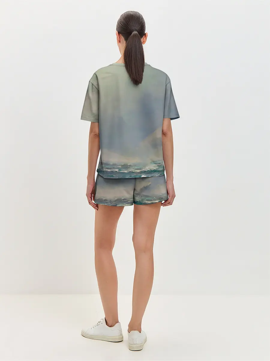 Женская пижама с шортами / ВМФ Военно-Морской Флот