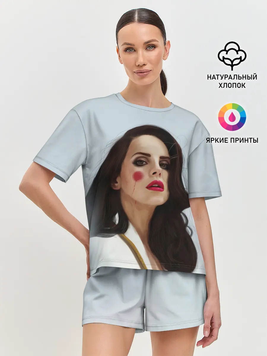 Женская пижама с шортами / Hot Lana