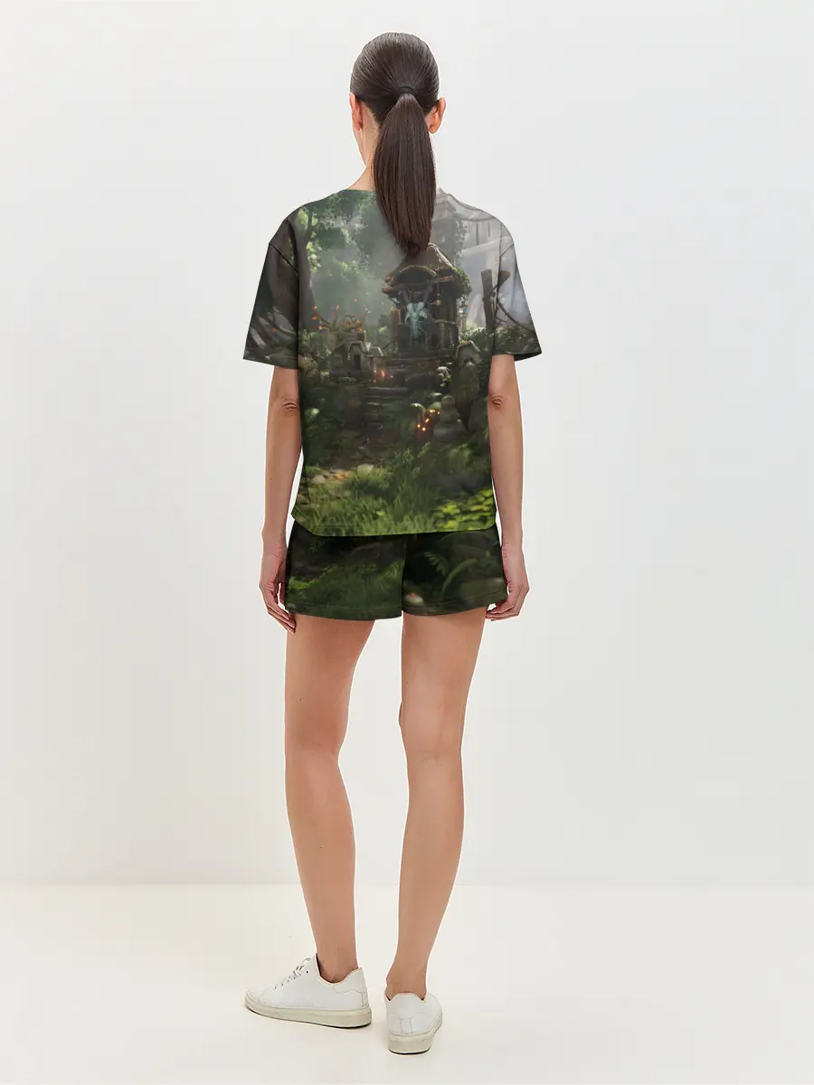 Женская пижама с шортами / Кена и Мост Духов