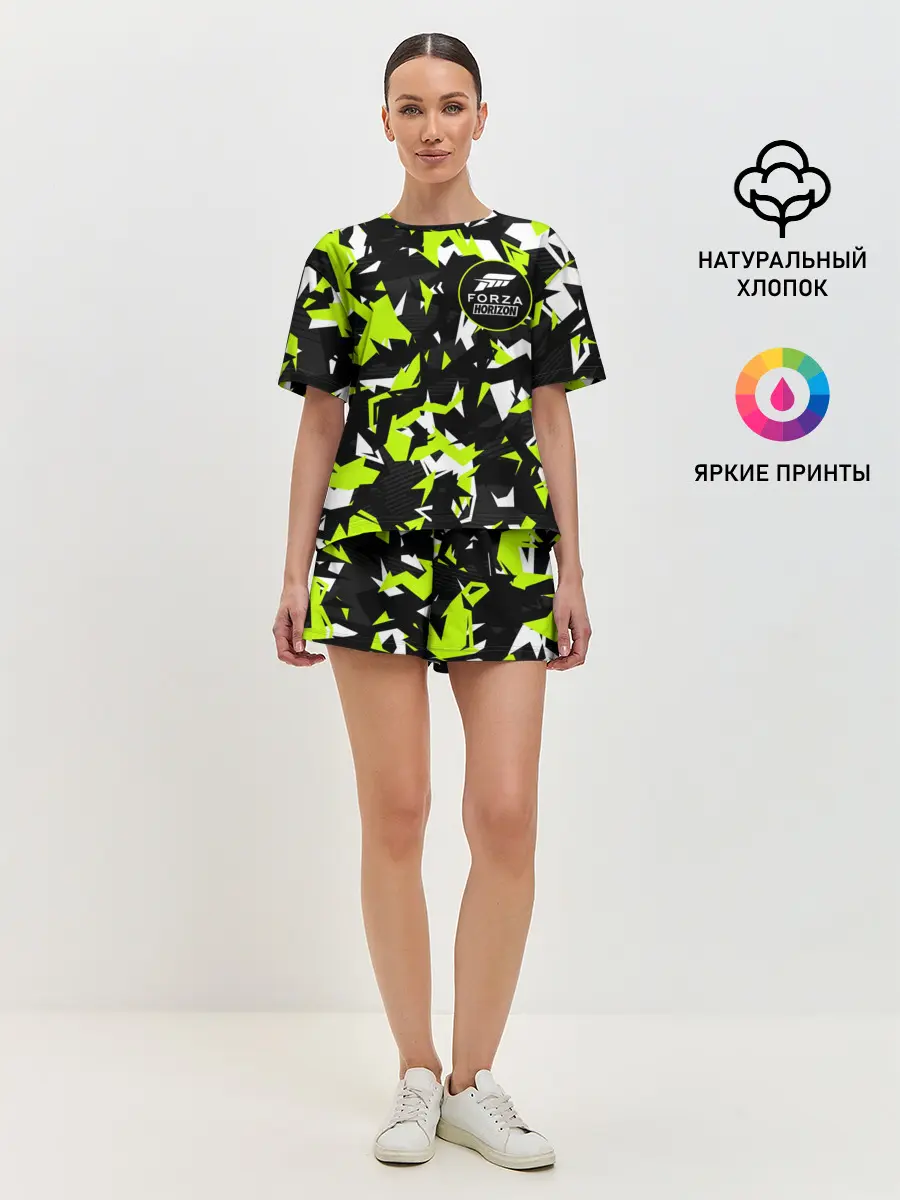 Женская пижама с шортами / FORZA HORIZON | ФОРЗА ХОРАЙЗЕН