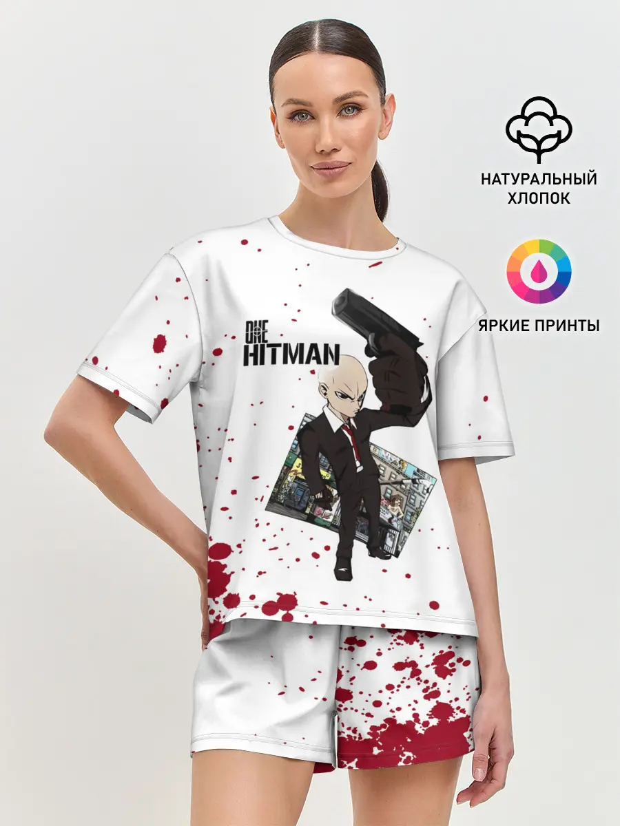 Женская пижама с шортами / ONE HITMAN