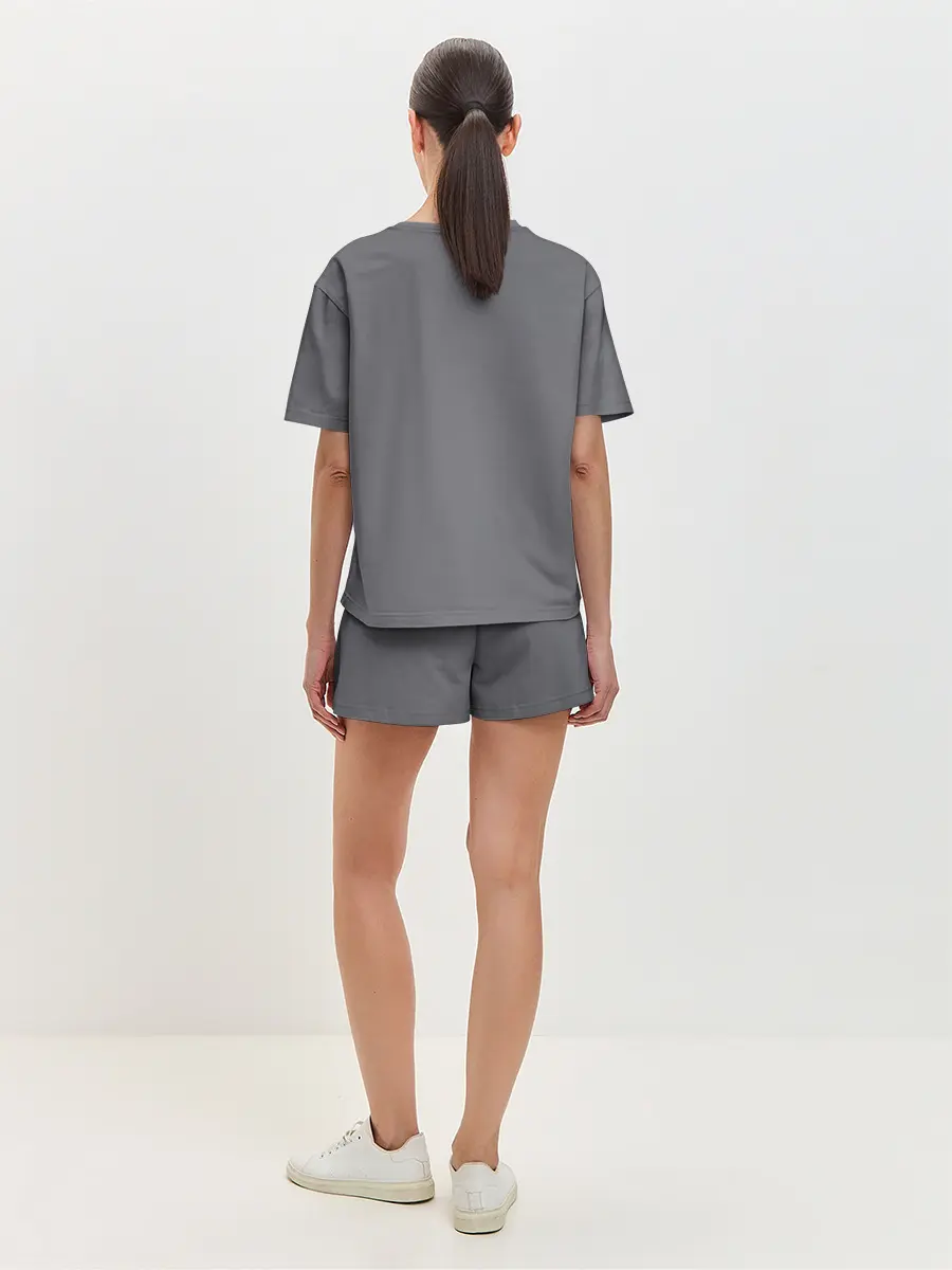 Женская пижама с шортами / Задумчивый Хаски