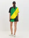 Женская пижама с шортами / JDM GREEN YELLOW LOGO