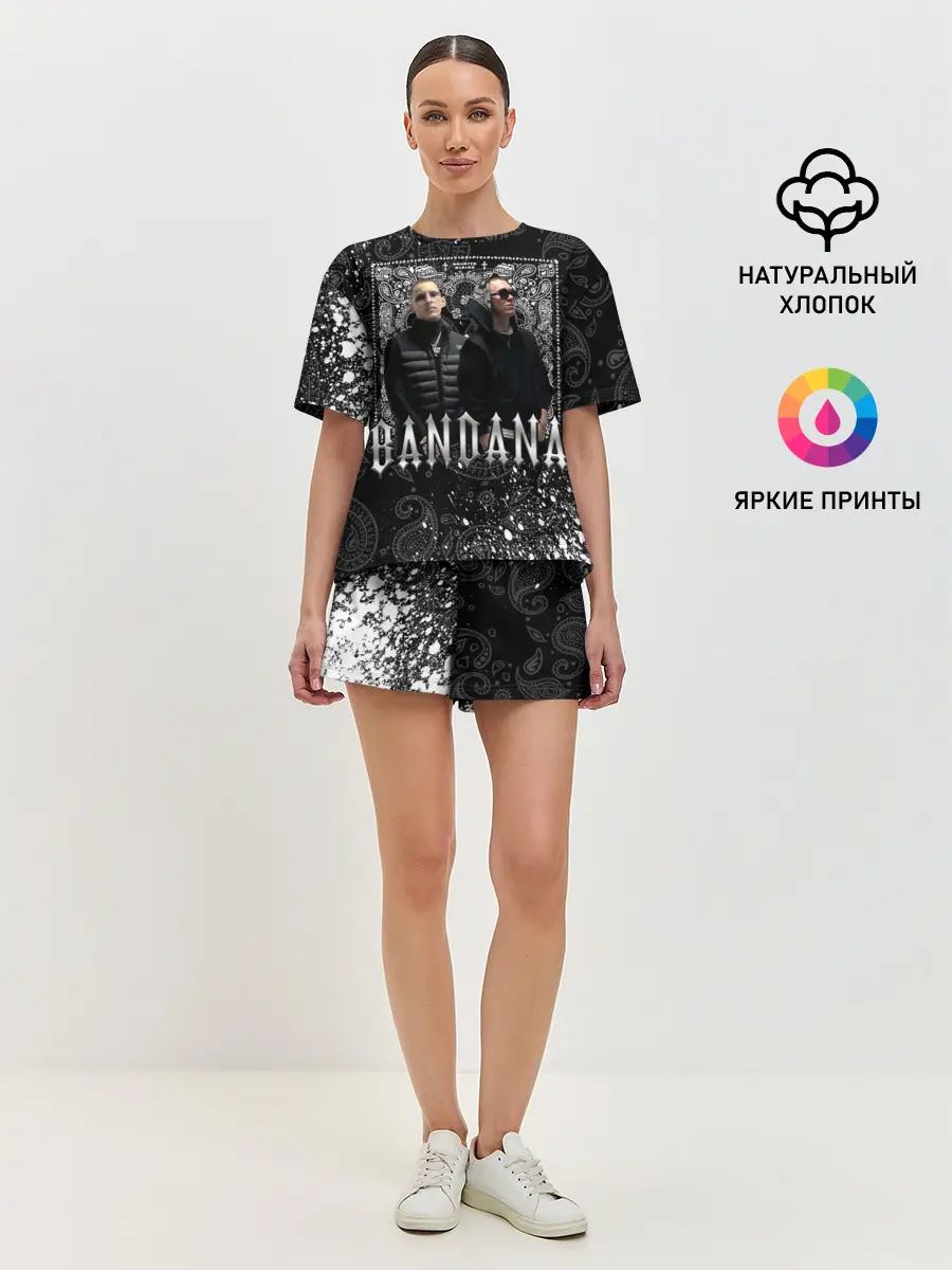 Женская пижама с шортами / BANDANA 1