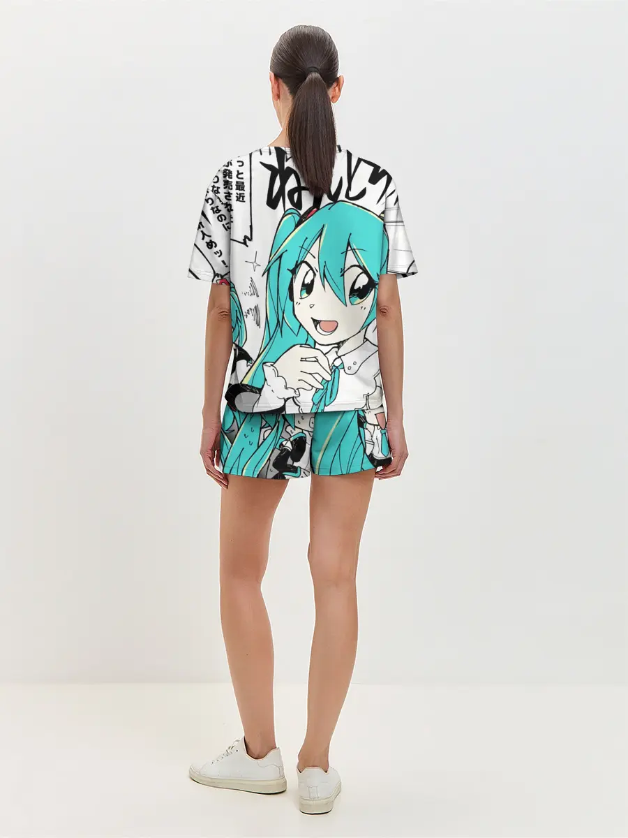 Женская пижама с шортами / Hatsune Miku