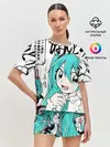 Женская пижама с шортами / Hatsune Miku