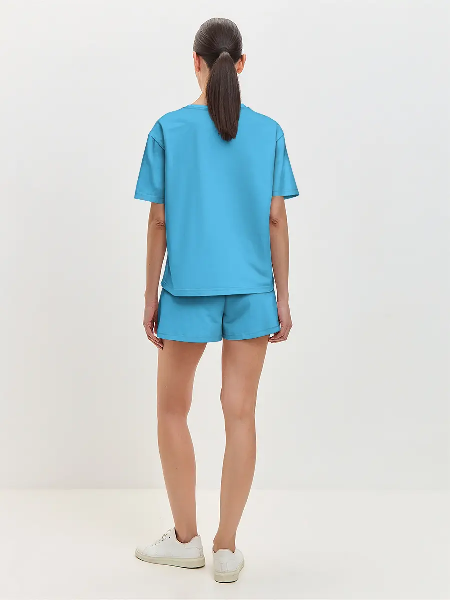 Женская пижама с шортами / Let it snow. Зайчик и снежок