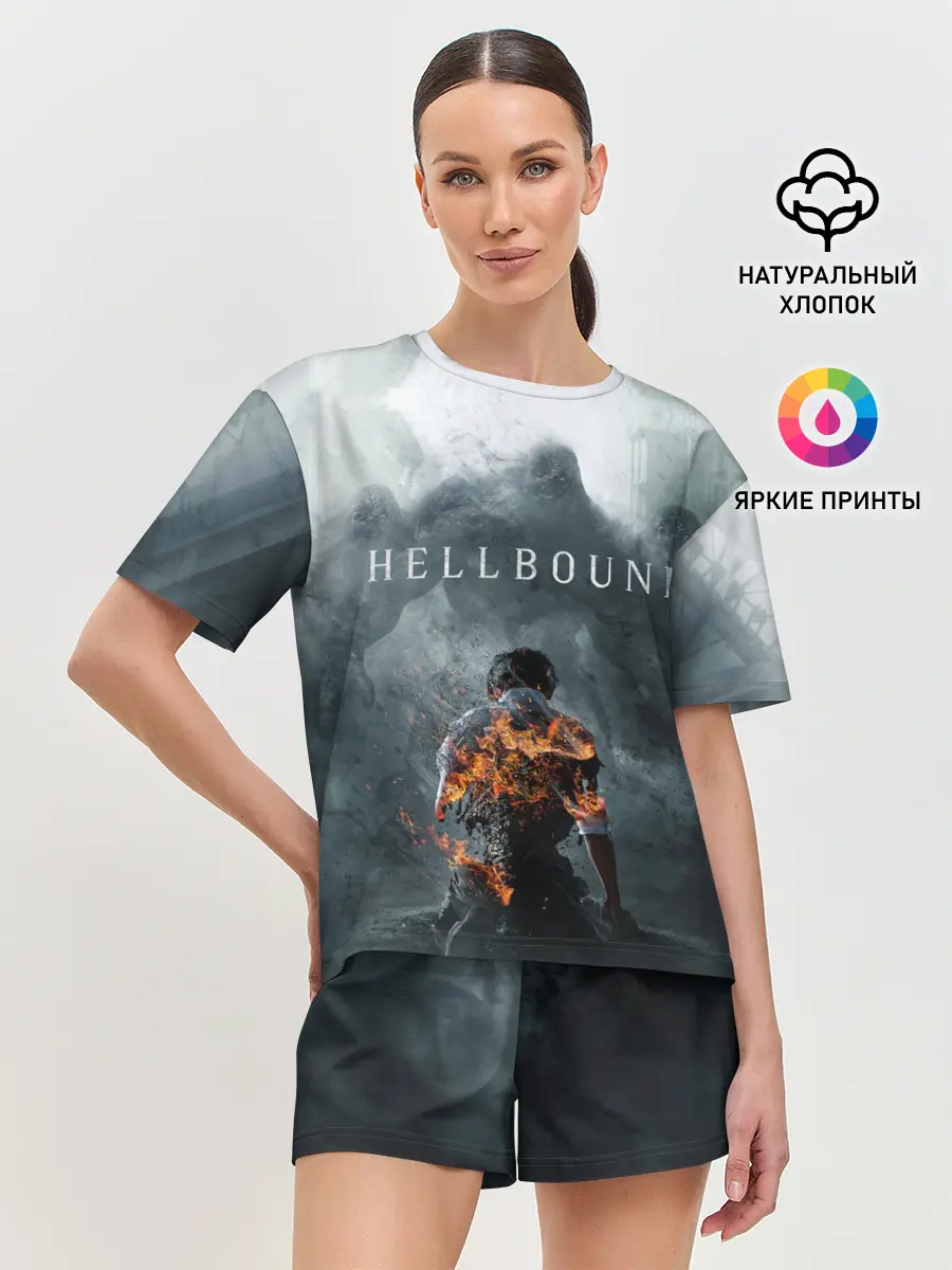 Женская пижама с шортами / Hellbound или Зов Ада