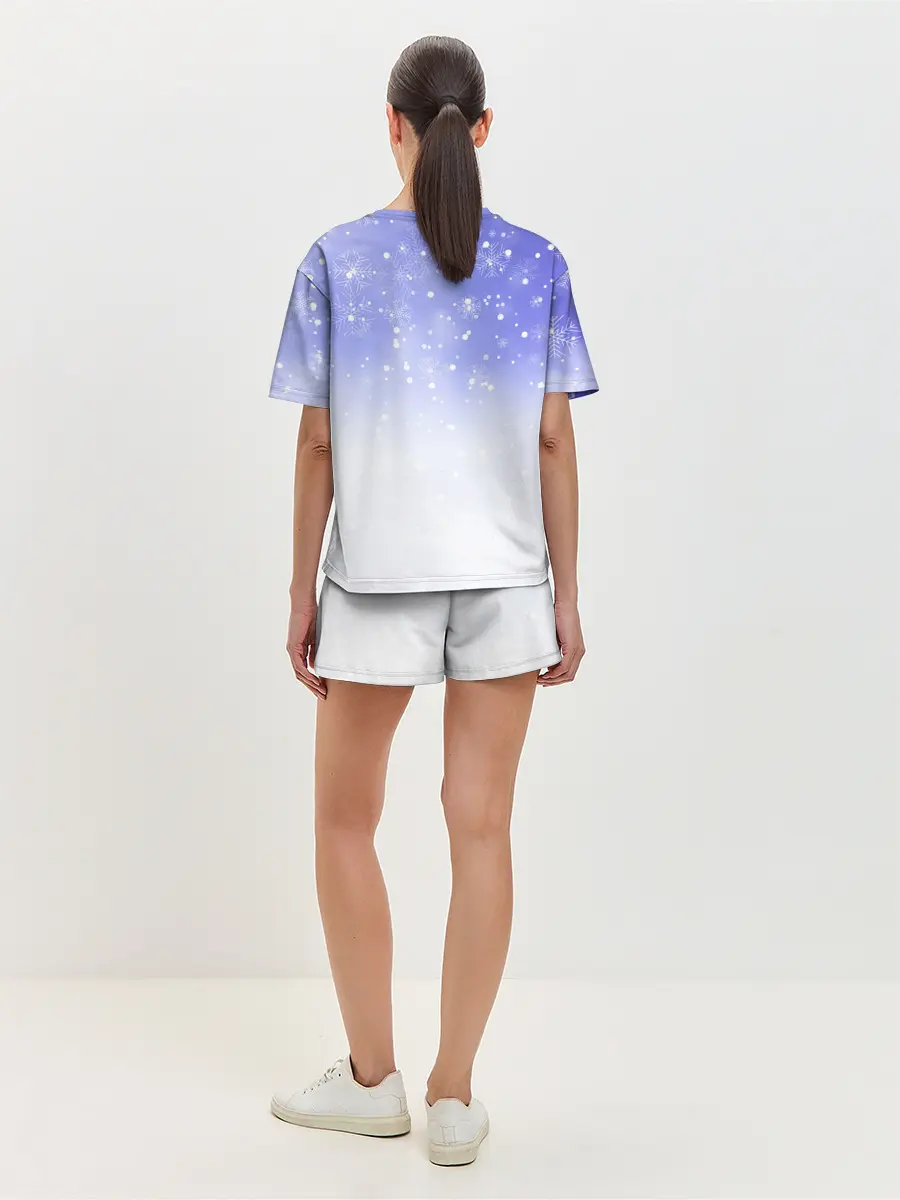 Женская пижама с шортами / Новогодний Лабрадор / New Years Labrador