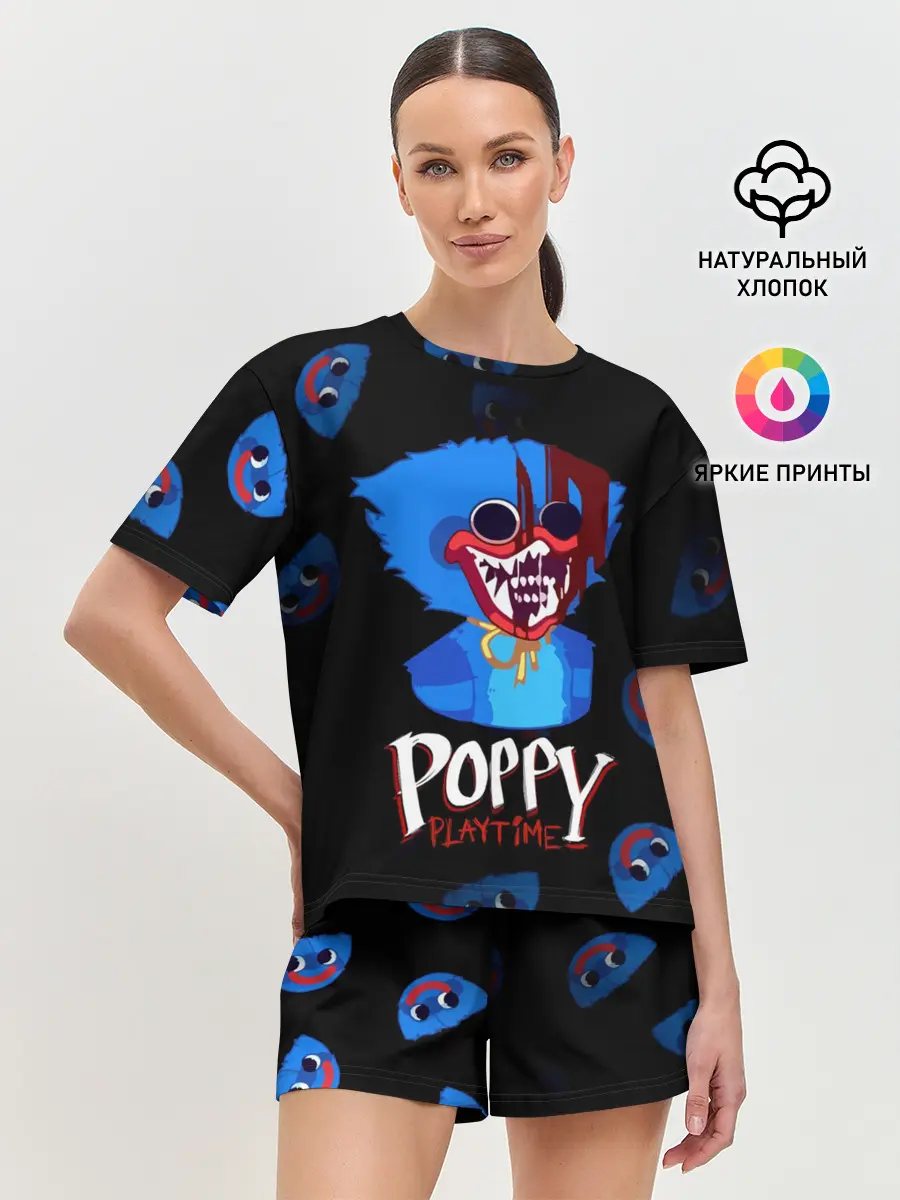 Женская пижама с шортами / Huggy Wuggy PP