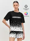 Женская пижама с шортами / Minecraft | Майнкрафт | логотип