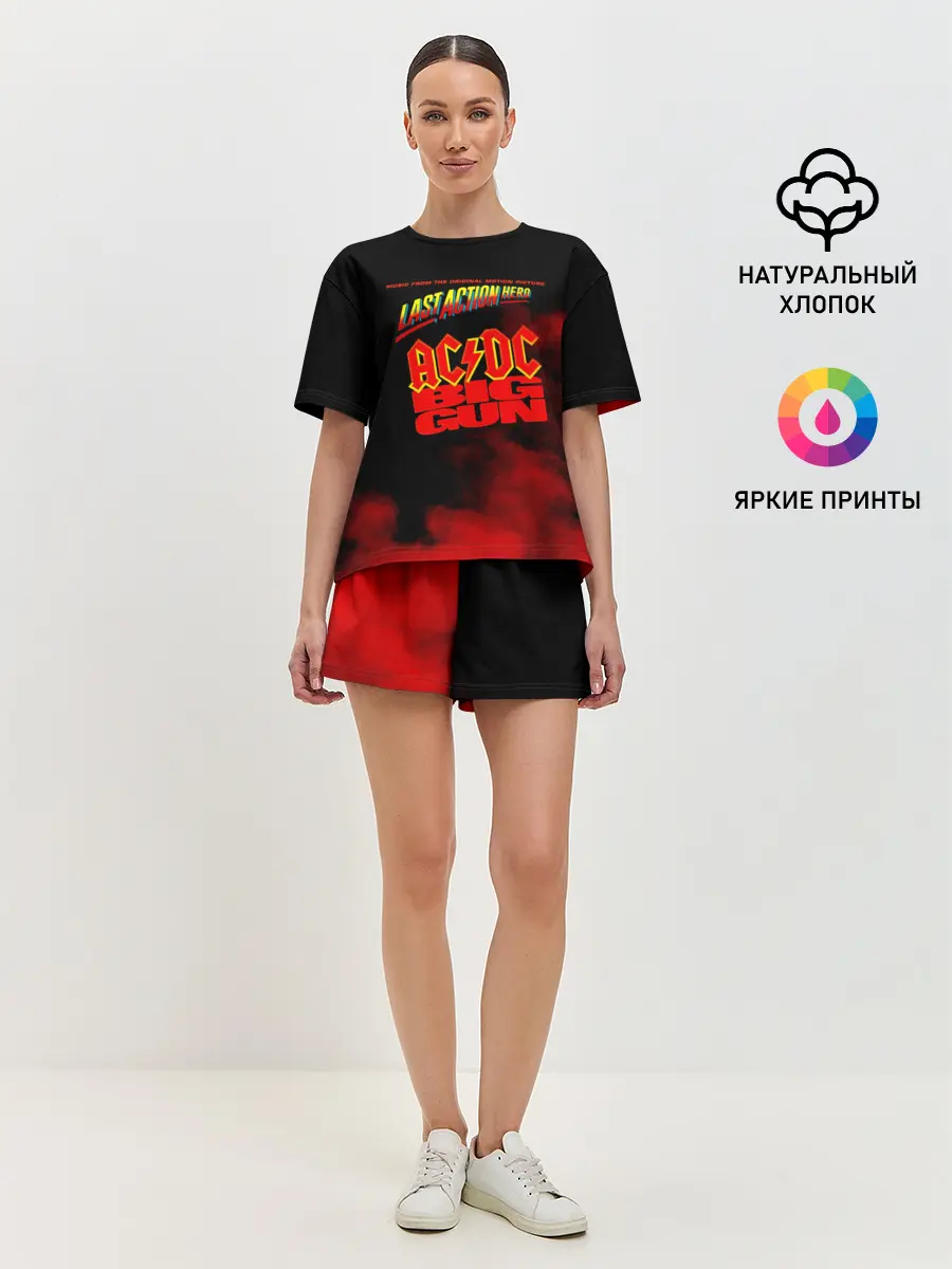 Женская пижама с шортами / AC/DC - BIG GUN