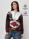 Женский свитшот / Зомби клоун
