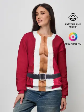 Женский свитшот / Костюм Деда Мороза