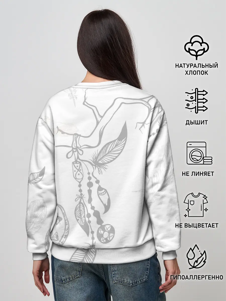 Женский свитшот / Волк