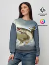 Женский свитшот / Щука