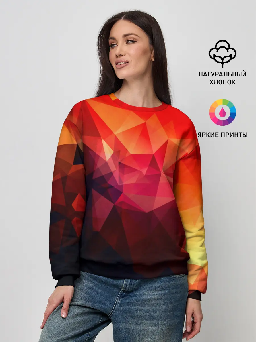 Женский свитшот / Абстракция