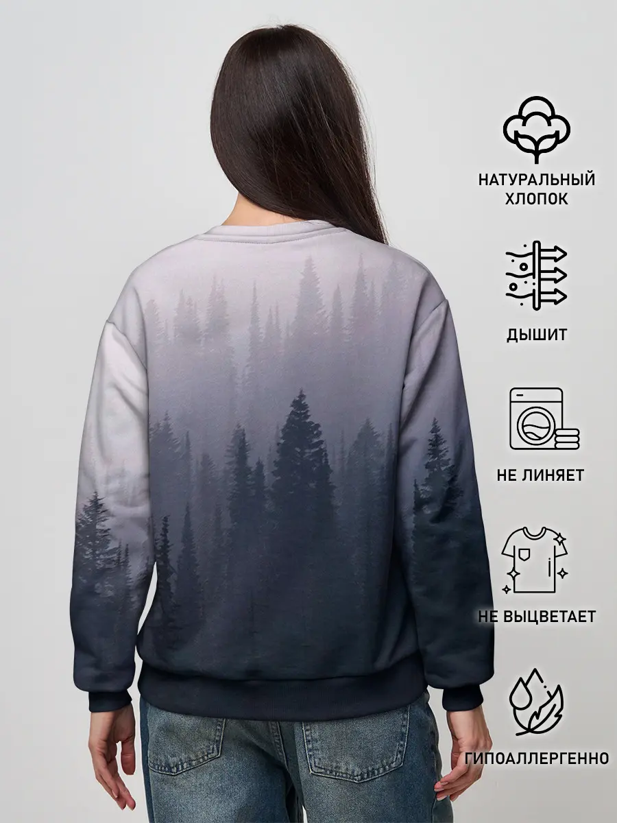 Женский свитшот / Лесок