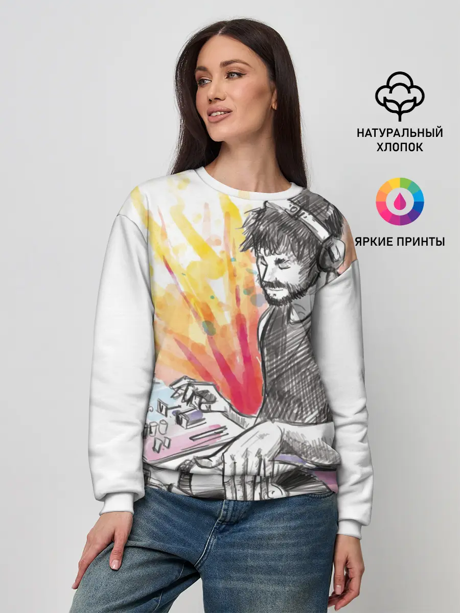 Женский свитшот / DJ