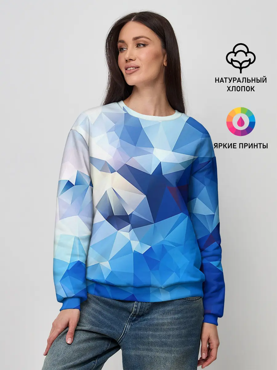 Женский свитшот / Абстракция