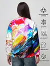Женский свитшот / Абстракция красок