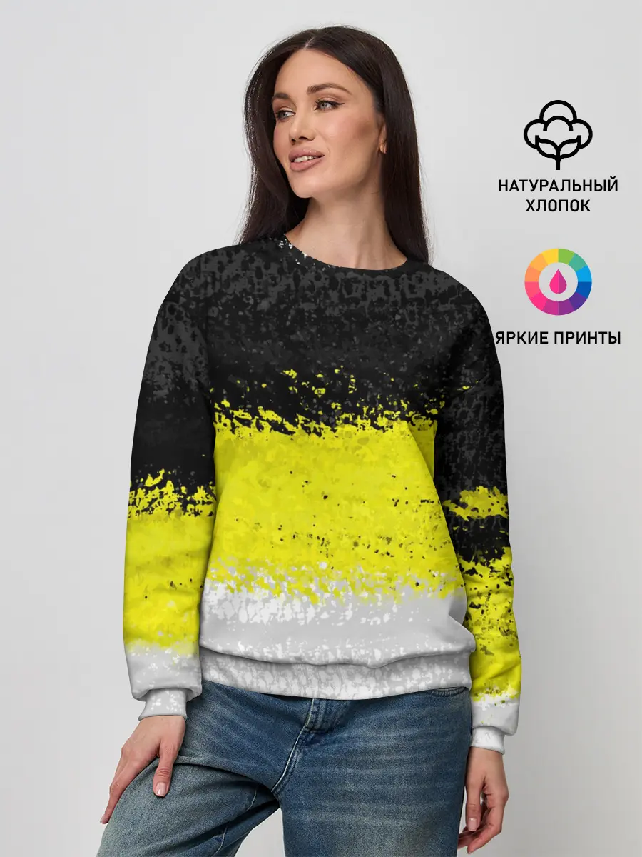 Женский свитшот / Имперский флаг России 1858года