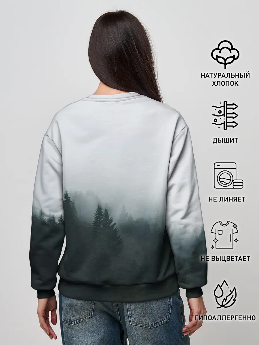 Женский свитшот / Лес